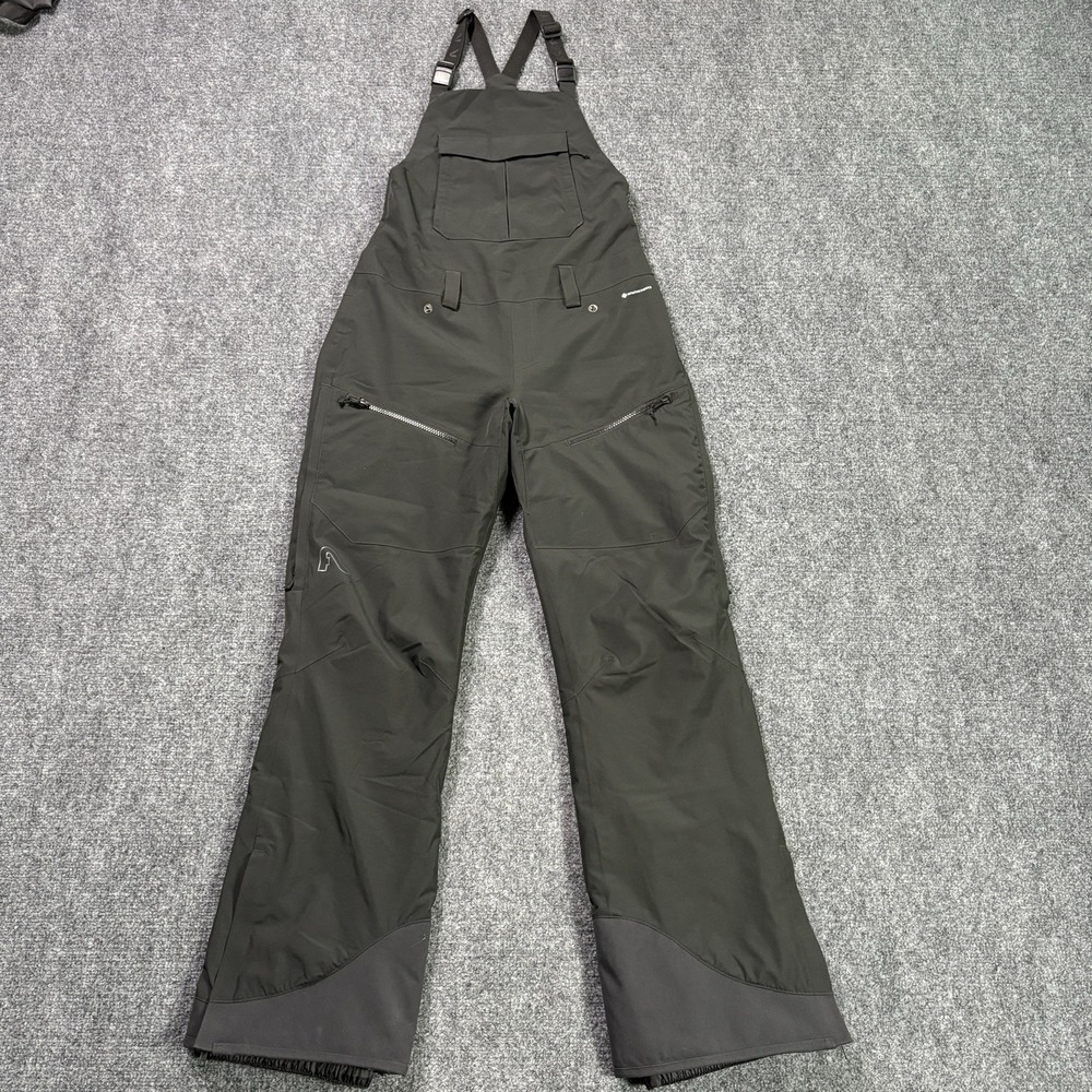 Flylow Sphynx Bibs Women's Small Black Insulated Snow Overalls Ski Snowbaord